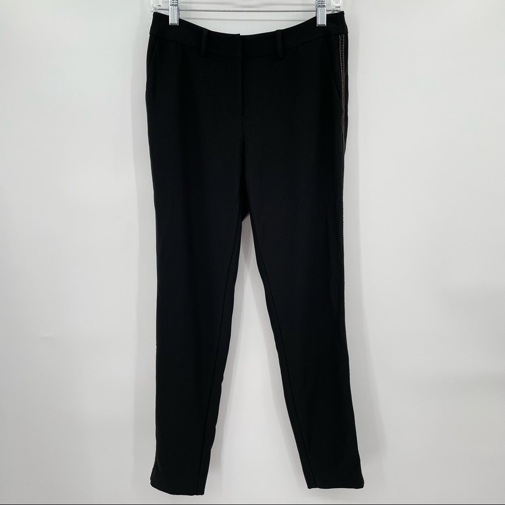 NEW! Black Trousers with Chainmail Seam